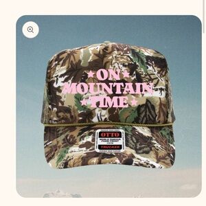 WILDER MADE MOUNTAIN TRUCKER HAT🏔️🌲💗